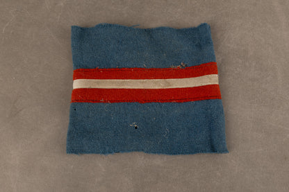 WW2 Dansk Frihedskæmper Armbind. Båret & Brugt. Original.