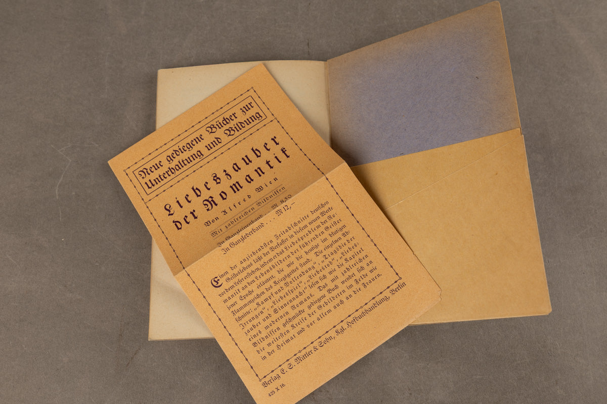 WW1/WW2 Tysk Wehrmacht "Feldbefestigungsvorschrift" Lommebog/Uddannelsesbog. Original.