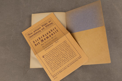 WW1/WW2 Tysk Wehrmacht "Feldbefestigungsvorschrift" Lommebog/Uddannelsesbog. Original.