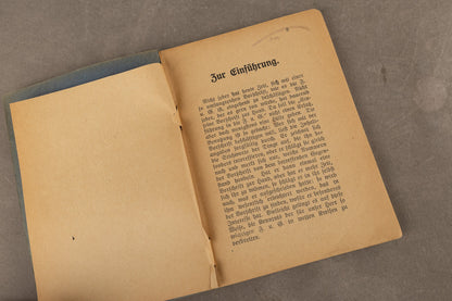 WW1/WW2 Tysk Wehrmacht "Führung und Gefecht der verbundenen Waffen" Lommebog/Uddannelsesbog. Original.