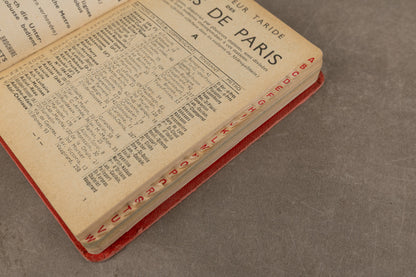 WW2 Fransk Bog/kort over Paris. God til display. Original.