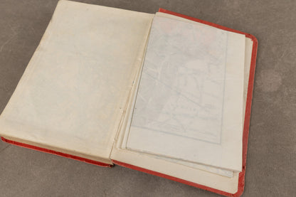 WW2 Fransk Bog/kort over Paris. God til display. Original.