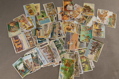WW2 Tysk Stort Lot med "Cigaretten-Album" Billeder. Original.