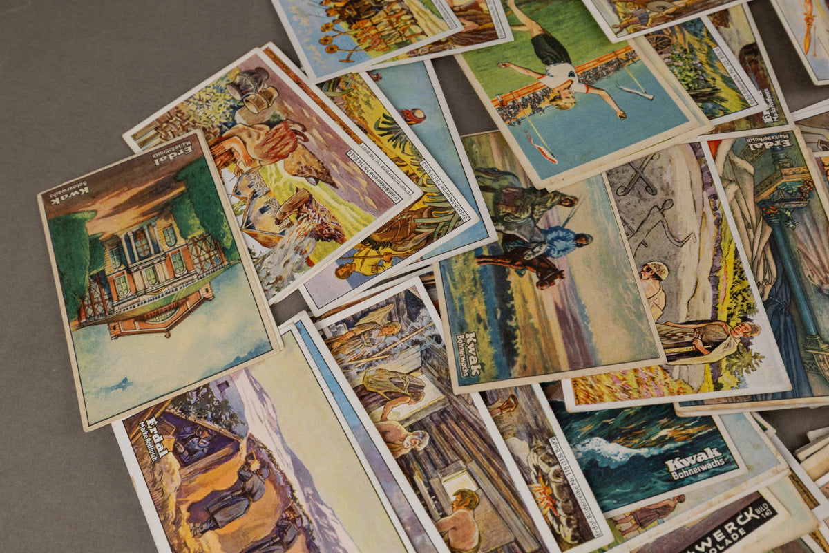 WW2 Tysk Stort Lot med "Cigaretten-Album" Billeder. Original.