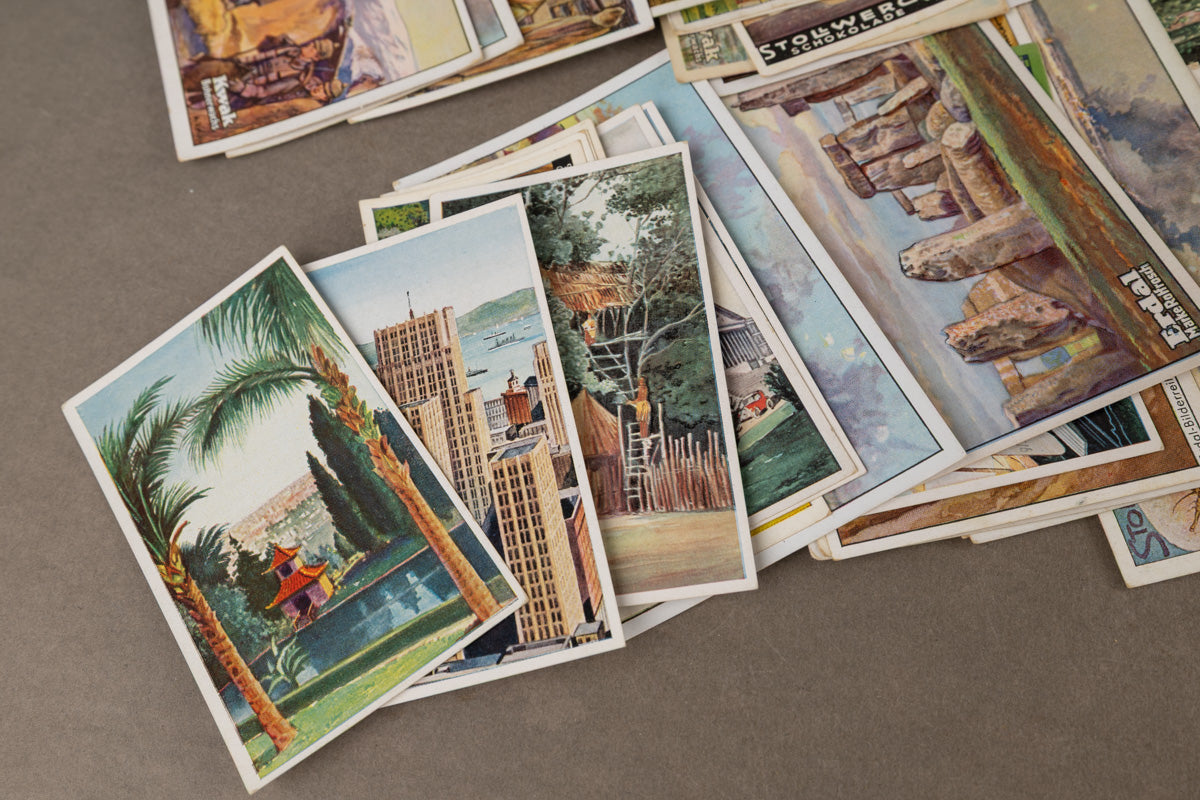 WW2 Tysk Stort Lot med "Cigaretten-Album" Billeder. Original.