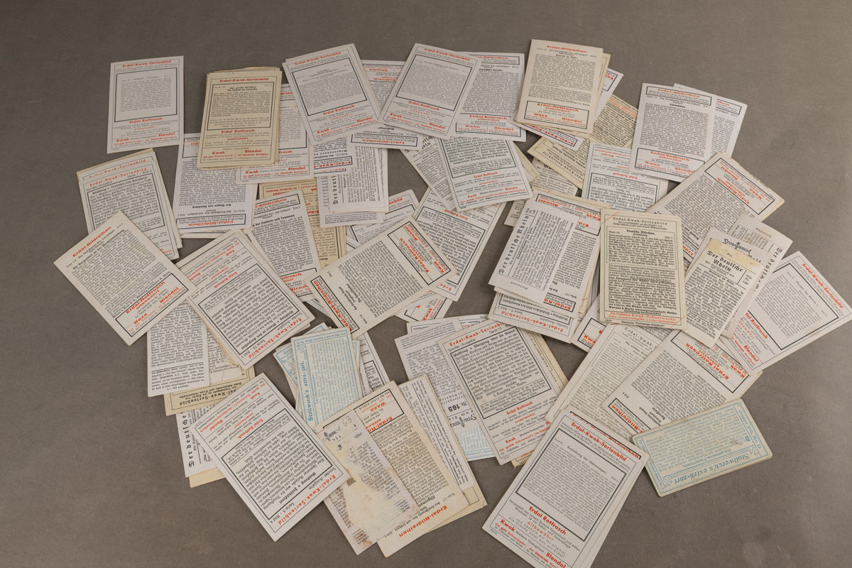 WW2 Tysk Stort Lot med "Cigaretten-Album" Billeder. Original.
