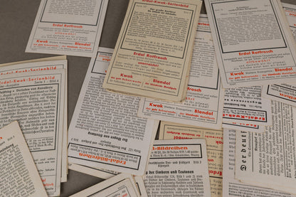 WW2 Tysk Stort Lot med "Cigaretten-Album" Billeder. Original.