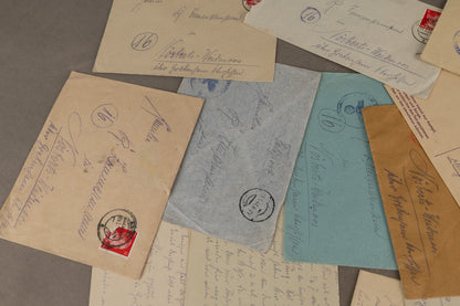 WW2 Tysk Stort Feltpost Lot. Original.