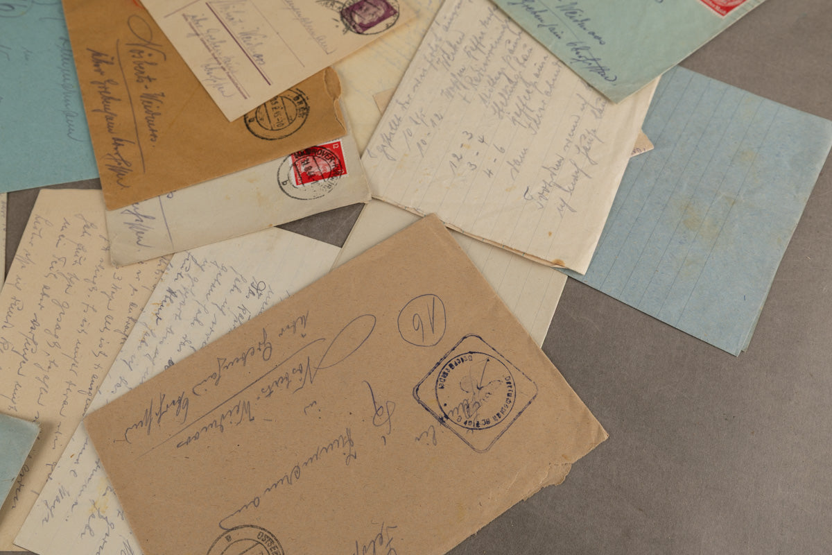 WW2 Tysk Stort Feltpost Lot. Original.