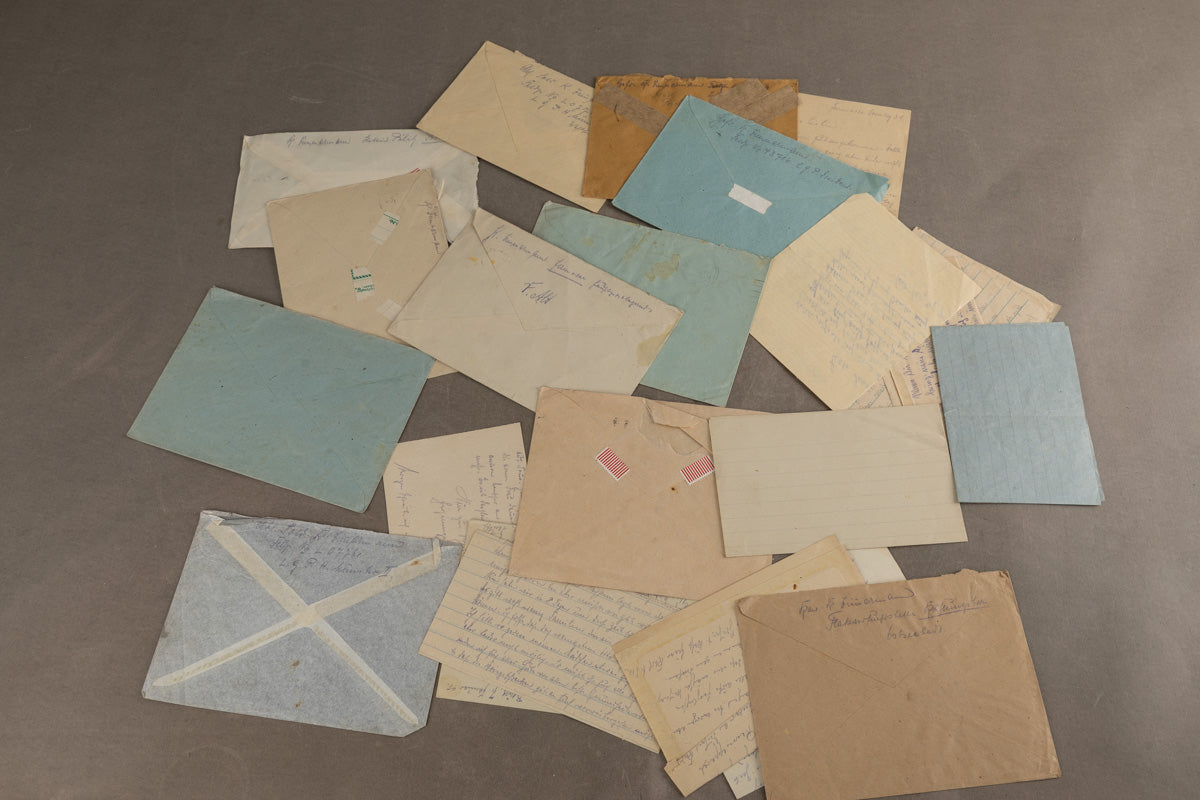 WW2 Tysk Stort Feltpost Lot. Original.