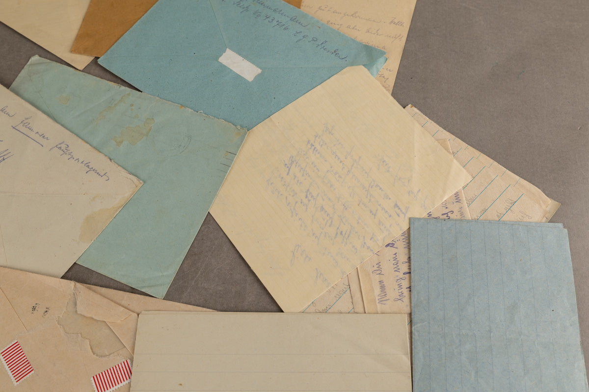 WW2 Tysk Stort Feltpost Lot. Original.
