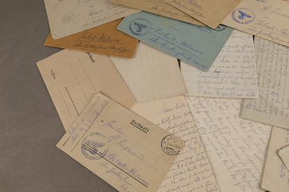 WW2 Tysk Stort Feltpost Lot. Original.