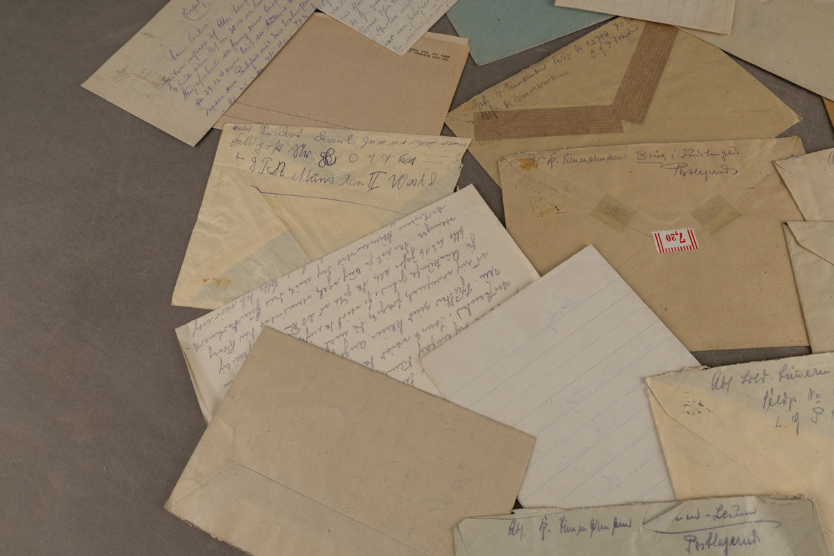 WW2 Tysk Stort Feltpost Lot. Original.
