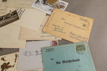 WW2 Tysk Stort Feltpost Lot. Original.