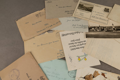 WW2 Tysk Stort Feltpost Lot. Original.