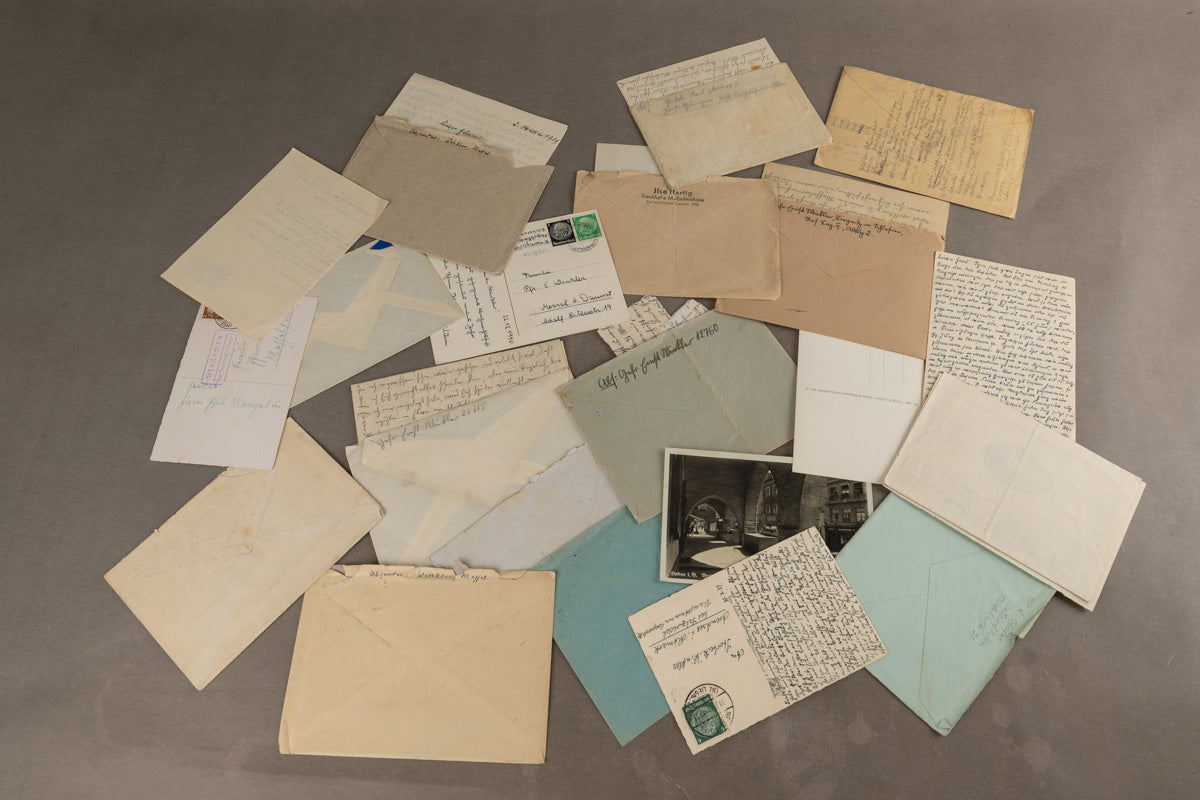 WW2 Tysk Stort Feltpost Lot. Original.