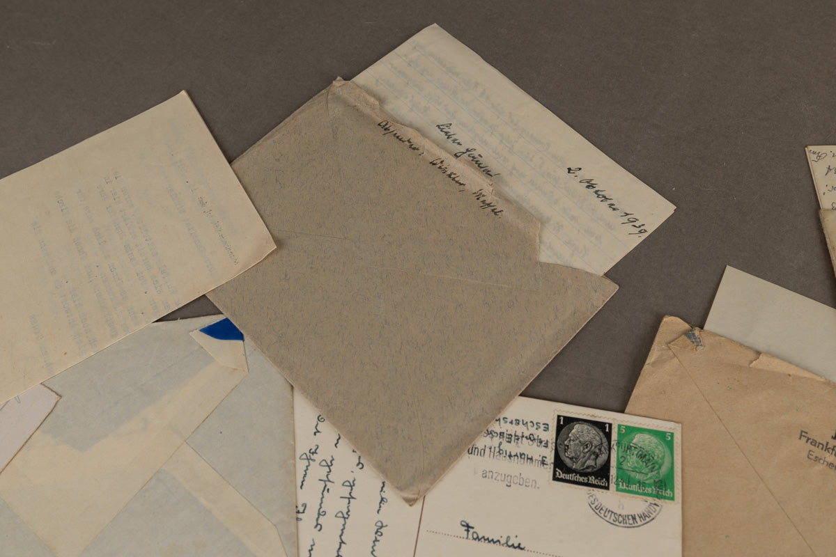 WW2 Tysk Stort Feltpost Lot. Original.