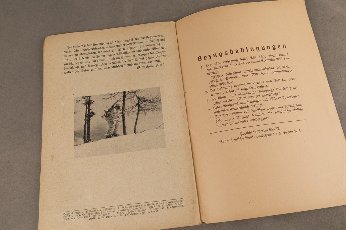 WW2 Tysk Wehrmacht ”Kriegskunst in Wort und Bild” Bog. Original.