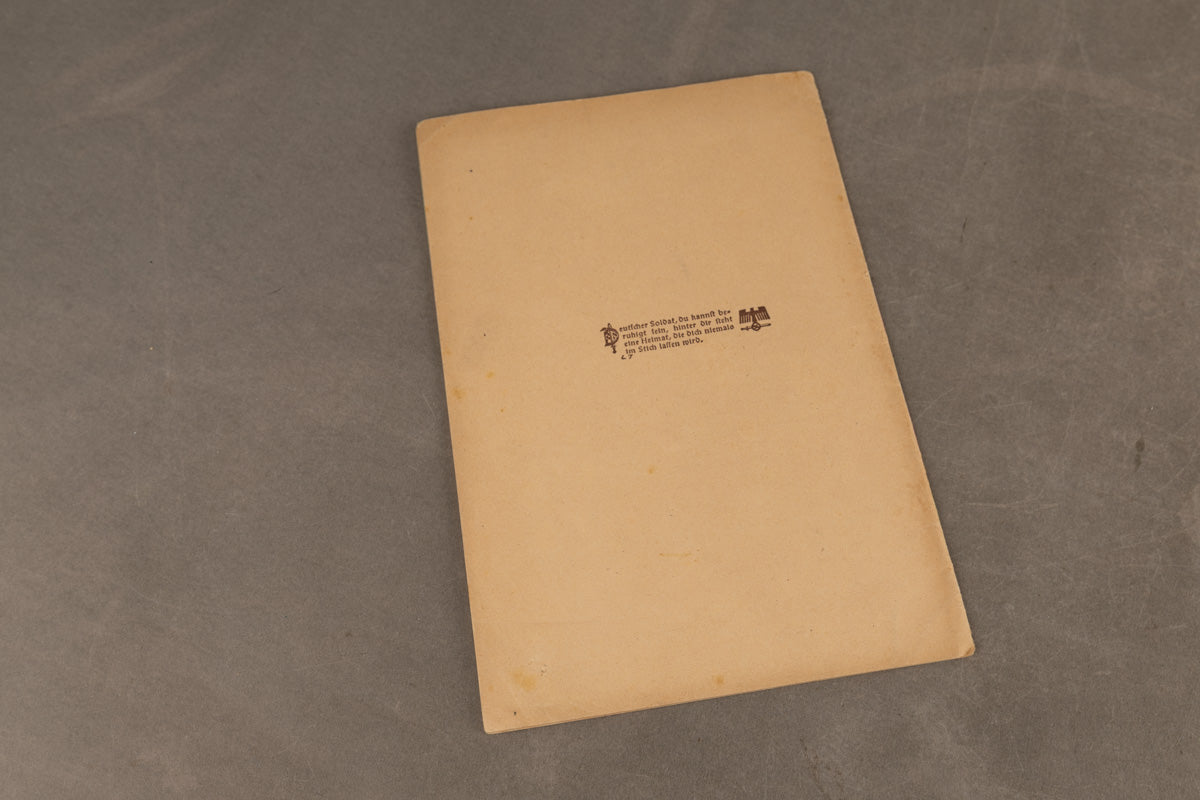 WW2 Tysk Wehrmacht ”Kriegskunst in Wort und Bild” Bog. Original.