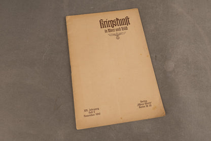WW2 Tysk Wehrmacht ”Kriegskunst in Wort und Bild” Bog. Original.