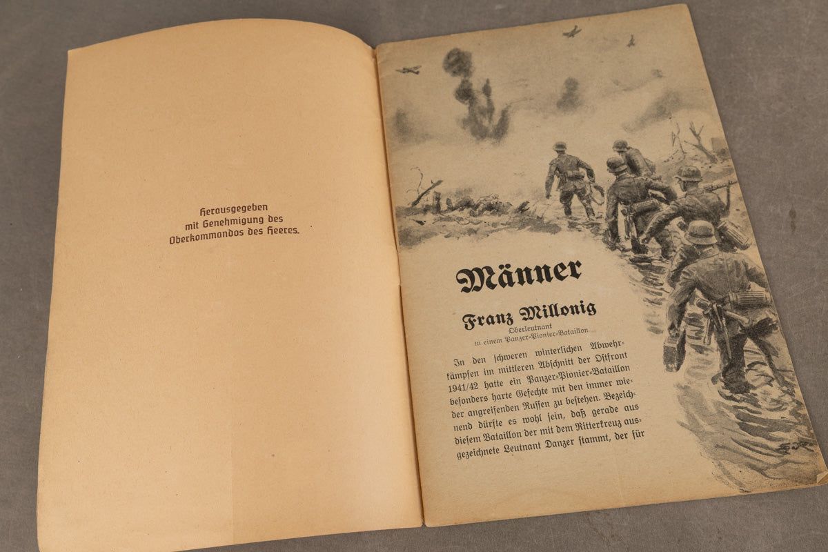WW2 Tysk Wehrmacht ”Kriegskunst in Wort und Bild” Bog. Original.