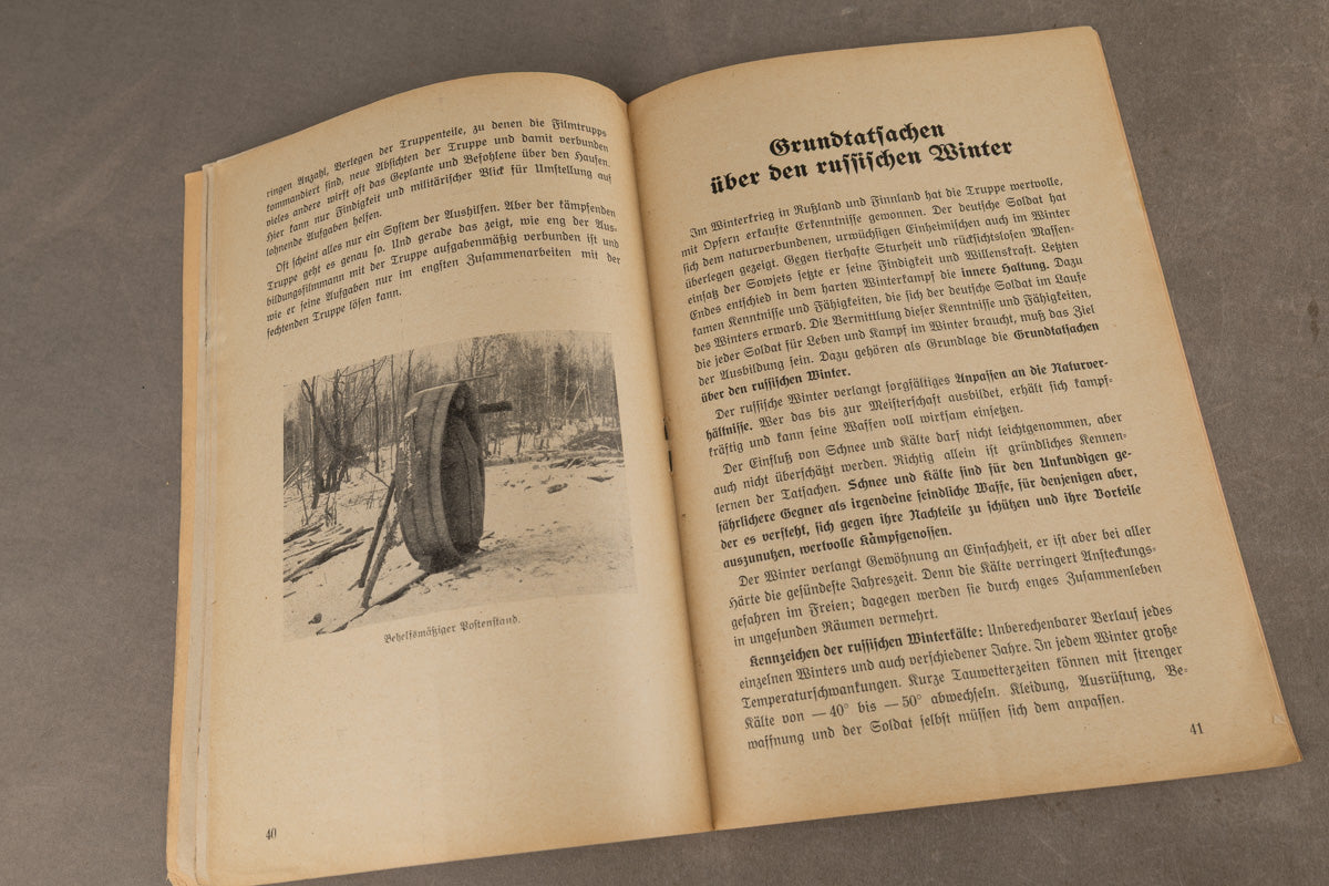 WW2 Tysk Wehrmacht ”Kriegskunst in Wort und Bild” Bog. Original.