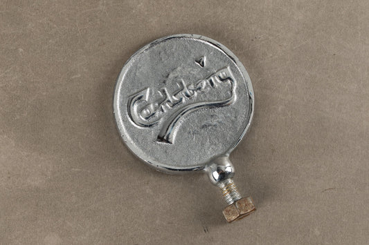 Ældre Carlsberg skilt til ølhane.