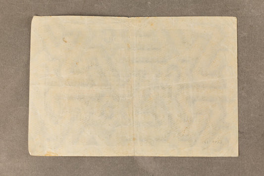 WW1/WW2 Tysk "Eine Million Mark" pengeseddel fra inflationen. Årgang 1923. Original.