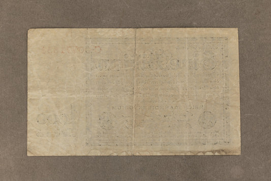 WW1/WW2 Tysk "Eine Billion" Reichsbanknote fra inflationen. Årgang 1923. Sjælden. Original.