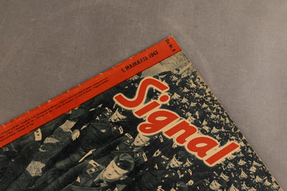 WW2 Tysk Signal Blad. Panzer forside. Original.