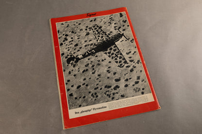 WW2 Tysk Signal Blad. Luftwaffe forside. Original.