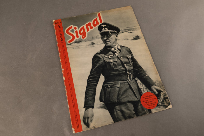 WW2 Tysk Signal Blad. Rommel forside. Original.