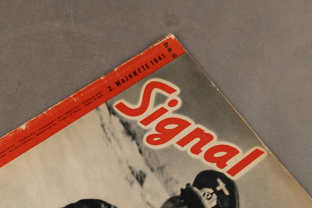 WW2 Tysk Signal Blad. Rommel forside. Original.
