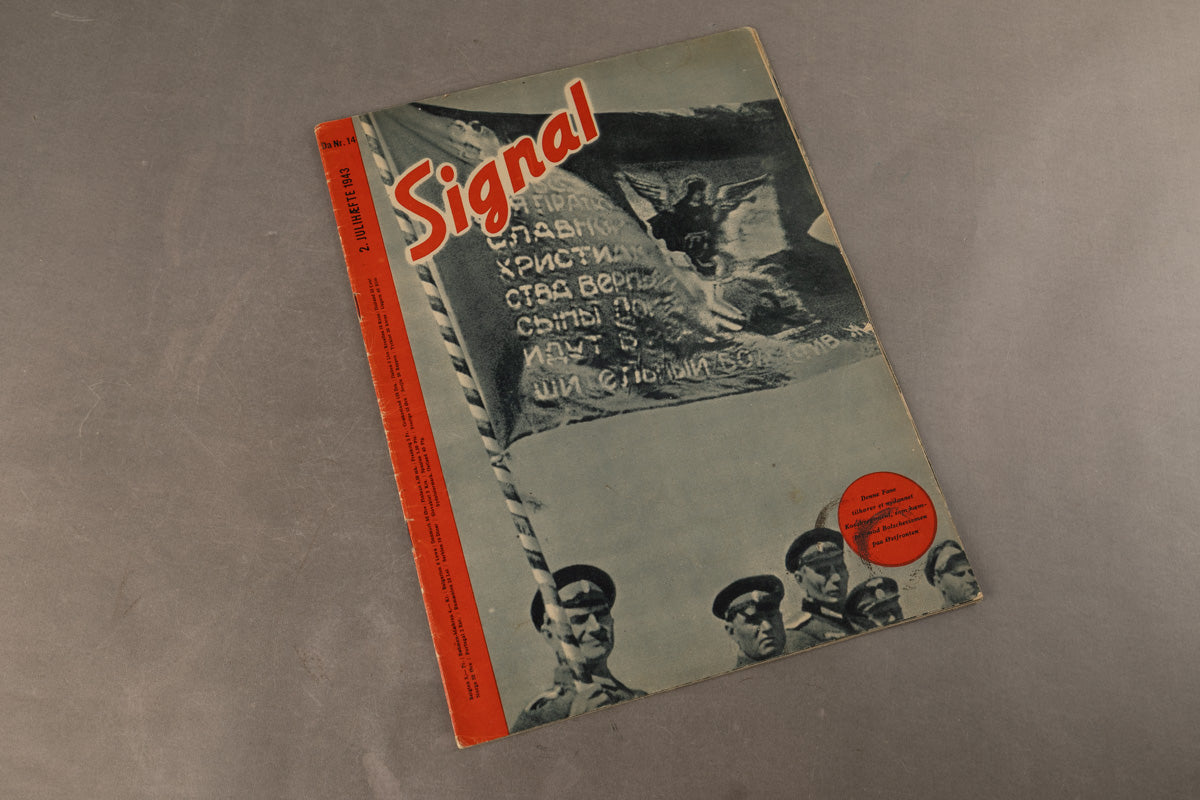 WW2 Tysk Signal Blad. Original.