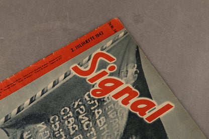 WW2 Tysk Signal Blad. Original.