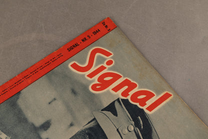WW2 Tysk Signal Blad. Waffen-SS forside. Original.