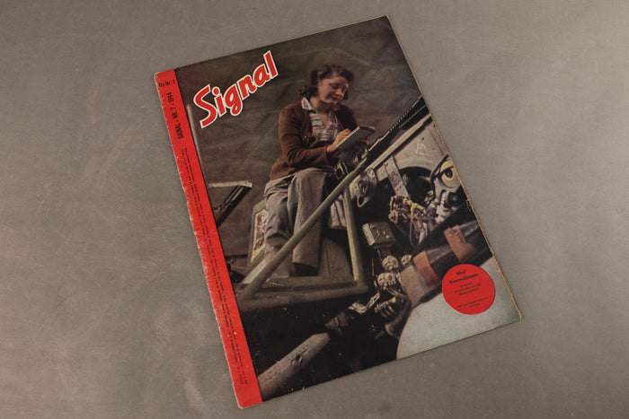 WW2 Tysk Signal Blad. Original.