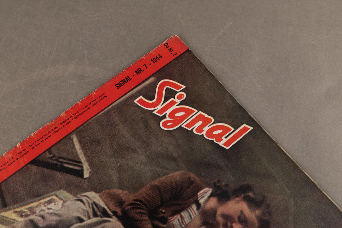 WW2 Tysk Signal Blad. Original.