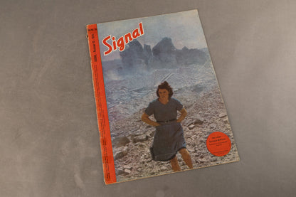 WW2 Tysk Signal Blad. Original.