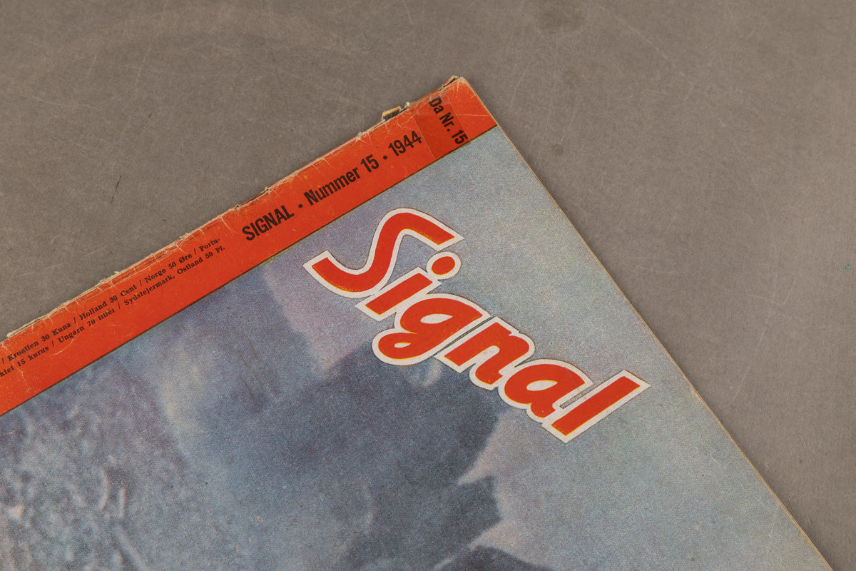 WW2 Tysk Signal Blad. Original.