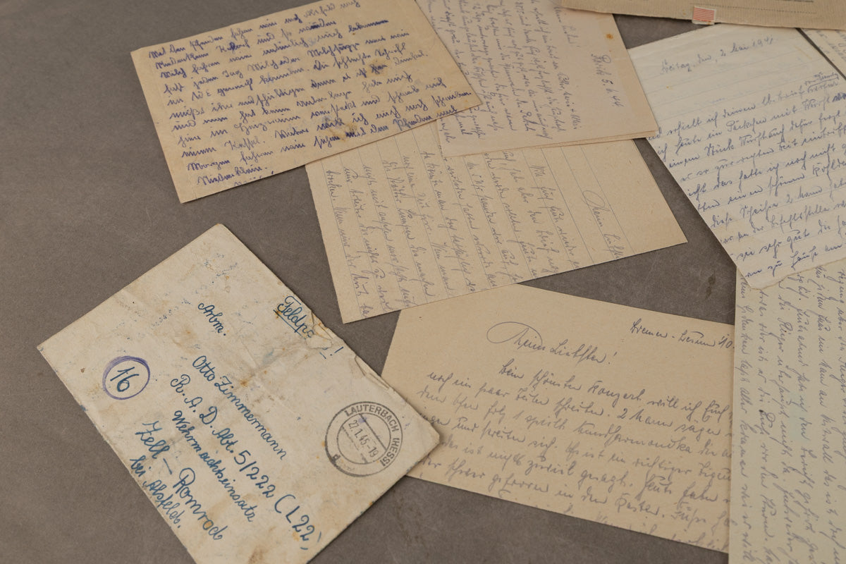 WW2 Tysk Feltpost Lot. Original.