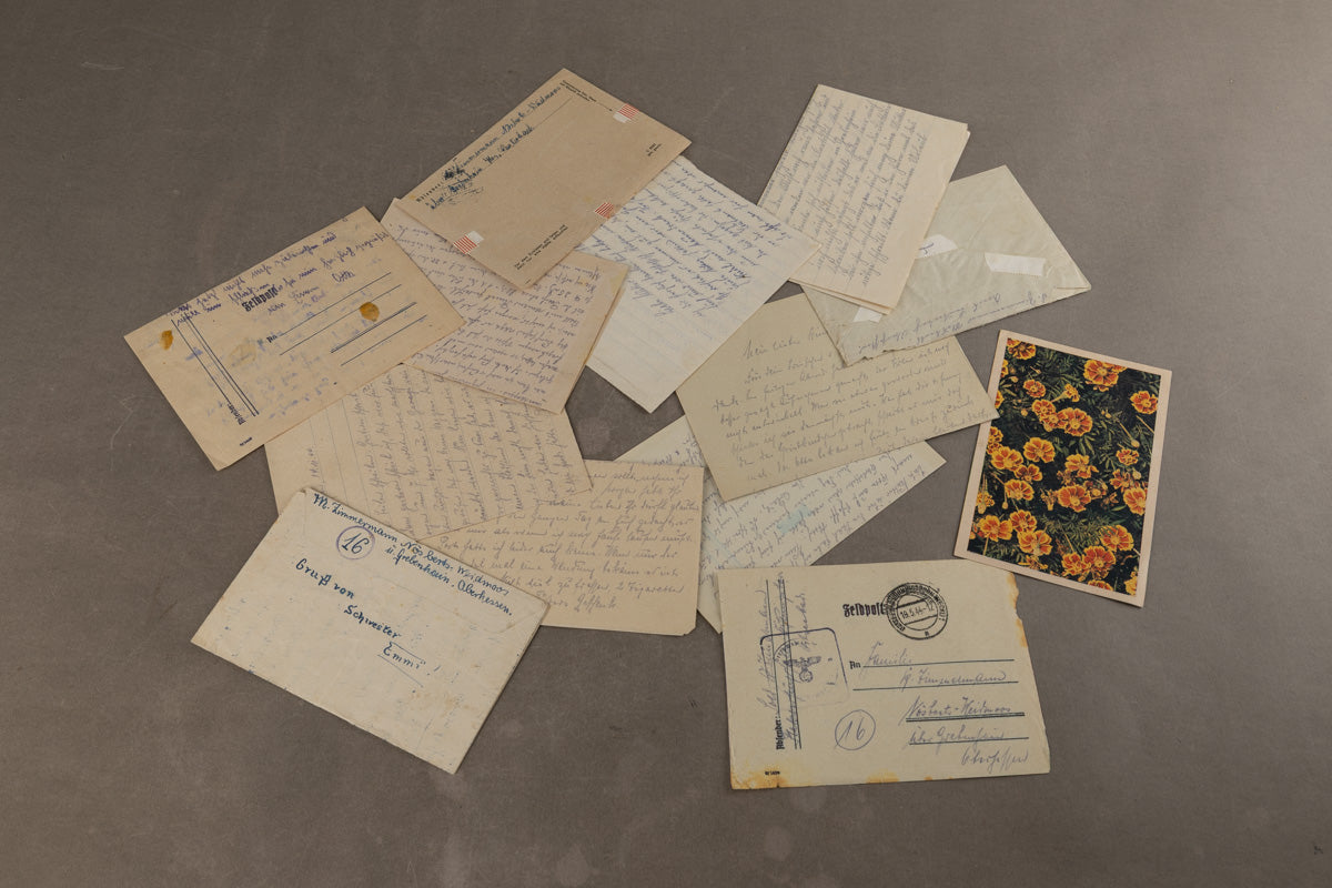 WW2 Tysk Feltpost Lot. Original.