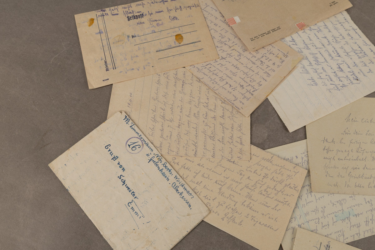 WW2 Tysk Feltpost Lot. Original.