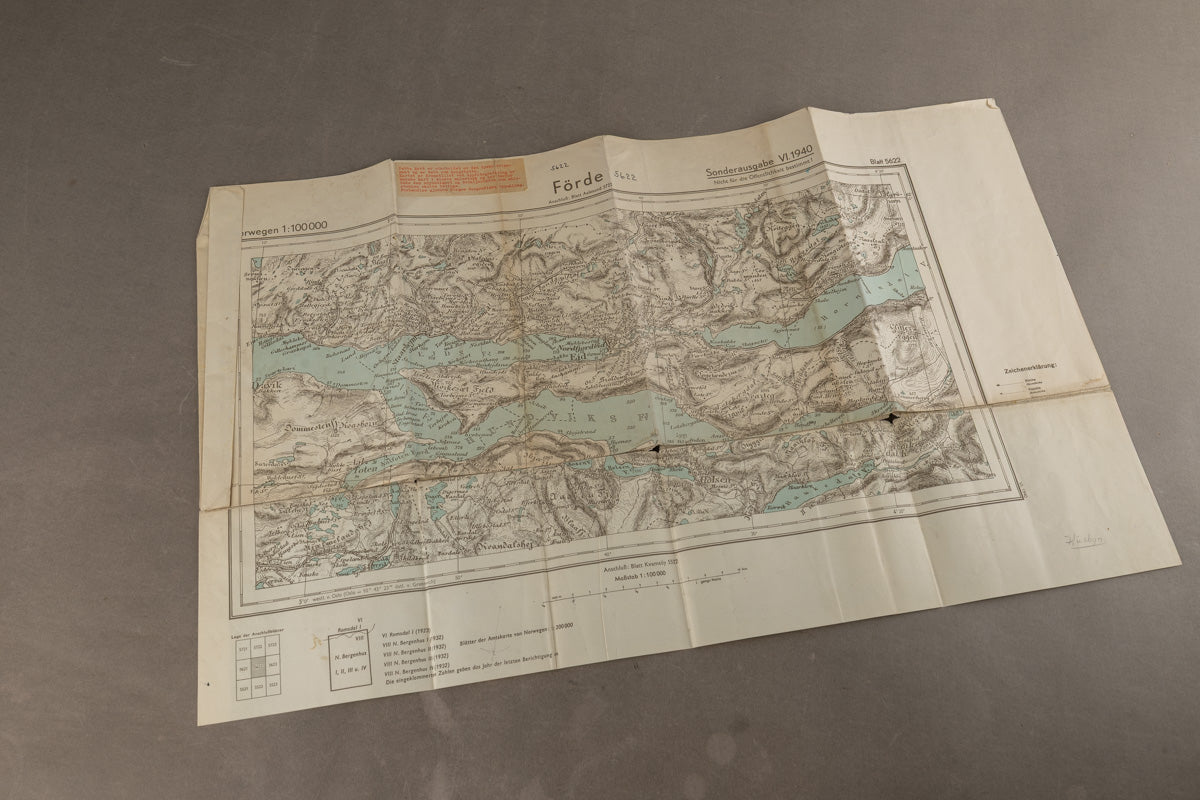 WW2 Tysk Heer Kort. "Sonderausgabe". Original.
