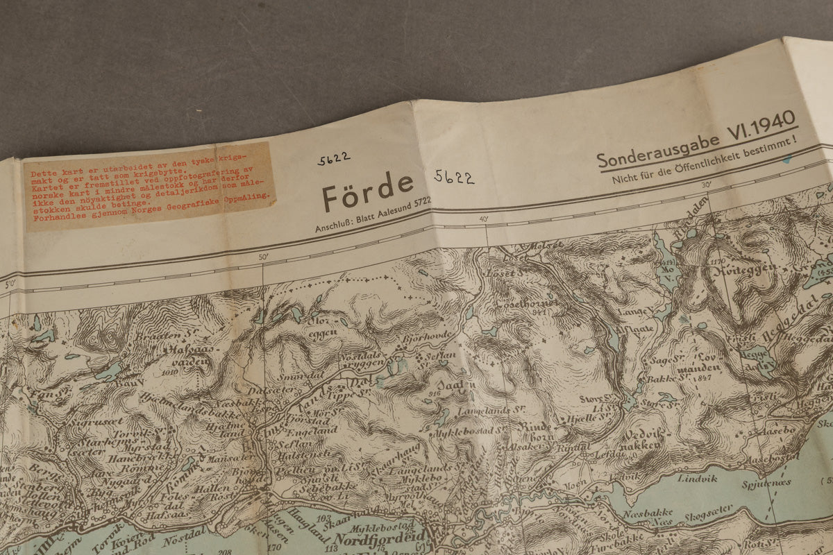 WW2 Tysk Heer Kort. "Sonderausgabe". Original.