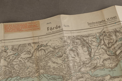 WW2 Tysk Heer Kort. "Sonderausgabe". Original.