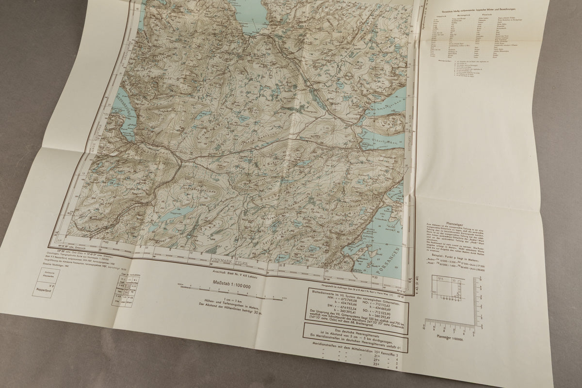 WW2 Tysk Heer Kort. "Sonderausgabe". Original.