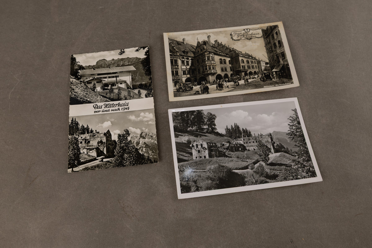 WW2 Tysk Postkort. Et send til Danmark. Original.