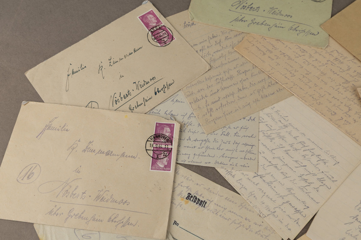 WW2 Tysk Feltpost Lot. Original.