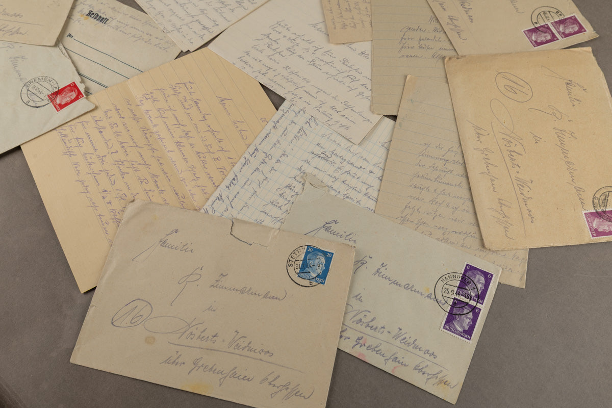 WW2 Tysk Feltpost Lot. Original.